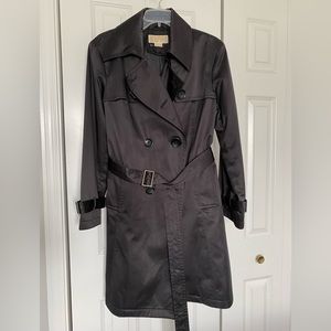 Michael Kors classic black trench coat XL